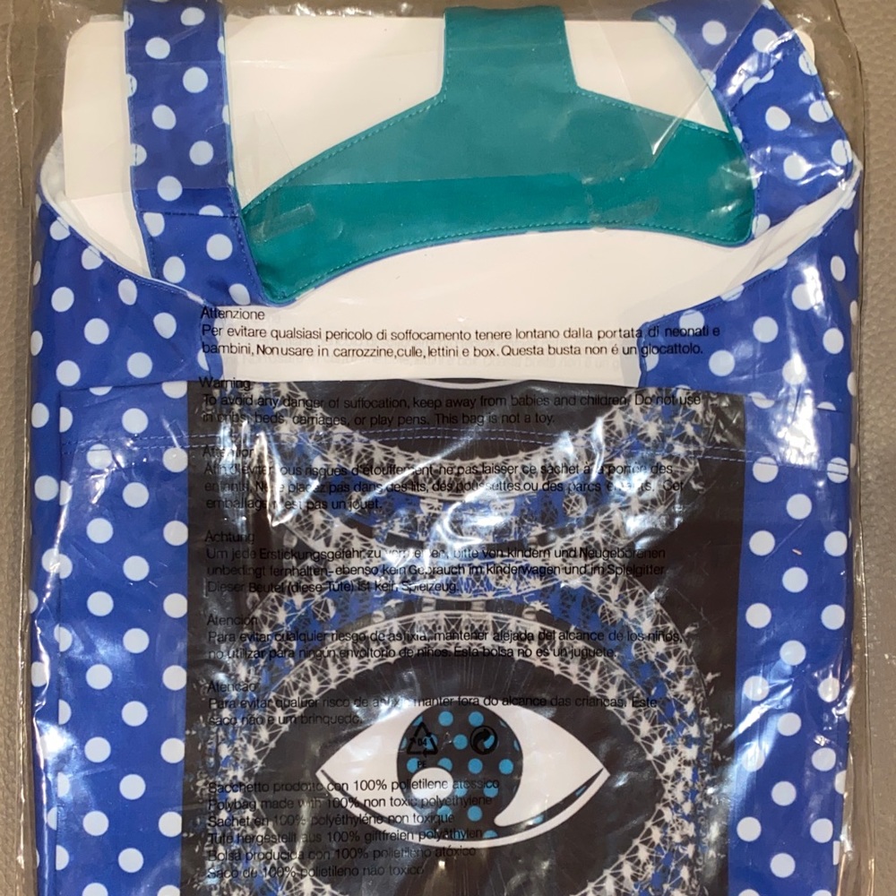 Fila Evil Eye Preppy Tank Top Atleisure Polka Dot Tennis PickleBall Size S M New - Picture 15 of 16